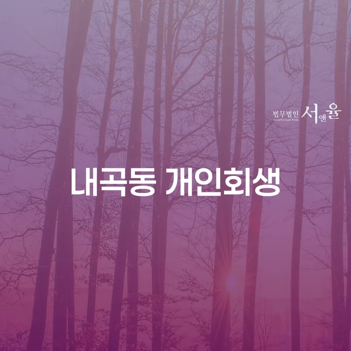 내곡동 개인회생, 당신의 채무 해결을 위한 첫 걸음